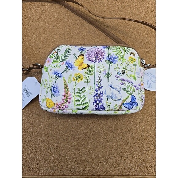 MultiSac  Secret Garden Wht Crossbody Bag (B7) - Picture 6 of 10